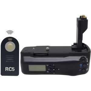 Mcoplus LCD Batterij Grip voor Canon 5D Mark II 5DII SLR camera + RC5 Afstandsbediening