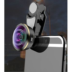 238 Graden Telefoon Fisheye Lens 5K Hd 7.5Mm Full Screen Fish Eye Camera Lenzen Voor Meest Smartphones In markt Multi-Lagen Coating