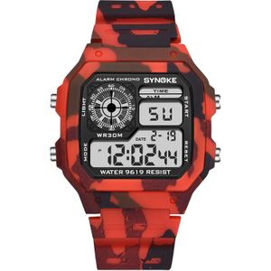 Heren Horloges Synoke Digitale Led Heren Horloge Plastic Body Life Waterdicht Wekker Mens Relogio Masculino Elektronische Horloge