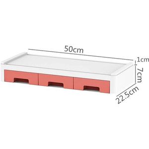 Multifunctionele Monitor Stand Tafel Desktop Computer Scherm Riser Lockers Bureau Organizer Briefpapier Boeken Opslag Kantoorbenodigdheden