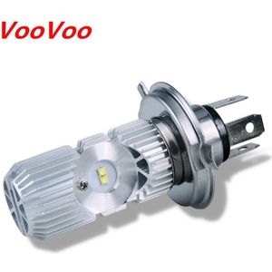 VooVoo H4 LED Motorfiets Koplampen 1400LM 6000K 20W HS1 Led Moto Motor Koplamp Verlichting Elektrische Auto Lichten