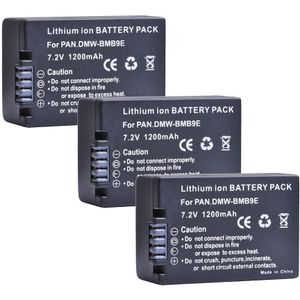 4 Stuks 1200Mah DMW-BMB9 DMW-BMB9E Dmw BMB9 Li-Ion Batterij Voor Panasonic Lumix Dmc FZ40K FZ45K FZ47K FZ48K FZ60 FZ70 FZ80 FZ100.