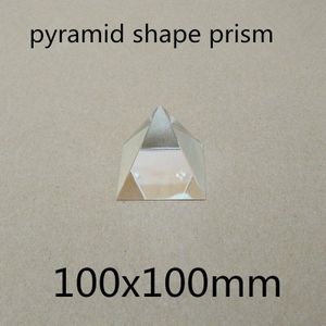100x100mm 100*100mm K9 piramide Prisma Lens Voor Fysieke Experimenten en zie de regenboog