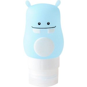 50/70/90ML Draagbare Cartoon Squeeze Fles Siliconen Reizen Kleine Lege Fles Douchegel Lotion Opslag Hervulbare fles