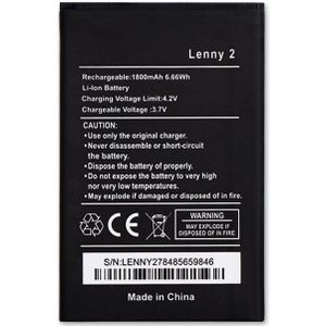 1800 mAh Vervanging Lenny 2 Batterij Voor Wiko LENNY2 Batterie Bateria batterij Mobiele Telefoon Batterijen