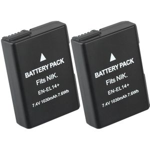 EN-EL14 Batterij/EN EL14 Lader Voor Nikon D3100 D3200 D3300 D5100 D5200 D5300 D5500 DF P7000 P7700 P7800 Batterij 1030mah