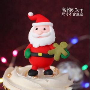 Kerst taart decoratie plug-in kerstboom elanden topper cake kerstcadeau partij decoratie bruiloft cake topper 1pcs