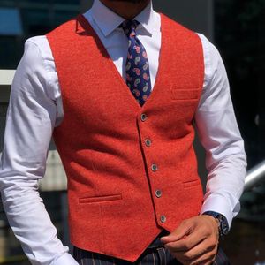 Solid Mens Pak Vest Slim Fit Leisure Mannelijke Gentleman Vest Voor Bruiloft Smart Casual Mannen Vesten Jas Groomman Gilet Oversized