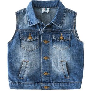 Kinderen Cowboy Vesten Jongens Koreaanse Lente En Herfst Denim Jacket Vest Baby Vest Jas Denim Vest Voor jongens