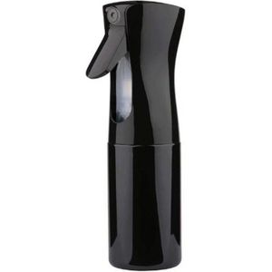 Haarlak Fles, Continue Spray Water Fles Spray Fles Aerosol Mist Spuit-150 Ml, Zwart