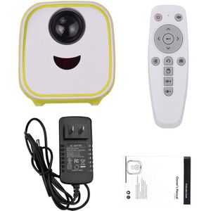 Mini Led Video Kinderen Projector Thuis Familytheater Movie Projector 480*320 Native Resolutie 50000 Uur Met Afstandsbediening