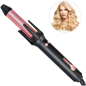 Hair Curler Automatische Hair Curling Wand Auto Golvend Krultang 1 Inch 30S Instant Keramische Warmte Wand En Lcd temp Display