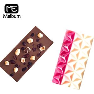 Meibum Ruit Candy Molds Polycarbonaat Chocolade Mallen Zoetwaren Dessert Decoratie Bak Tray Gebak Gereedschap Leveranciers