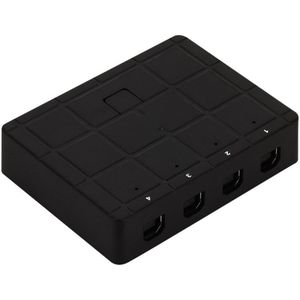 Kebidumei Hdmi Kvm Switch 2/4 Port Usb 2.0 Schakelaar Kvm Switcher Splitter Box Voor Delen Printer Toetsenbord Muis Kvm Switch hdmi