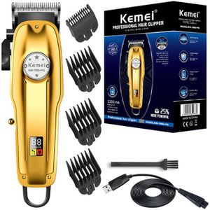 Kemei Tondeuse Mannen Trimmer Kapper Aanbevolen Professionele Kemei Elektrische Tondeuse Mannen Elektrische Trimmer Lcd Display
