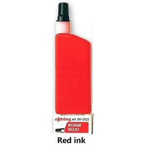 Rotring Tekening Inkt 23Ml Isograph Tekening Pen Inkt Zwart/Blauw/Rood/Groen/Wit 1 Stuk