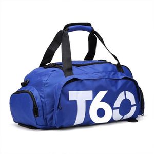 Brand T60 Mannen Sport Gym Tas Voor Vrouwen Fitness Waterdichte Outdoor Aparte Ruimte Voor Schoenen Verbergen Rugzak Reizen Bag
