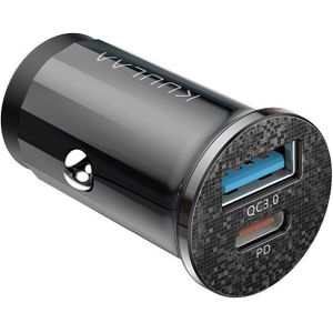 Kuulaa Snelle Auto-oplader Met Usb Type C Quick Charge 4.0 48W Qc Pd 3.0 Auto Accessoires