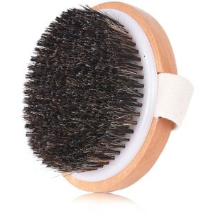 1 Pc Natte Droge Huid Body Natuurlijke Haren Borstel Zachte Spa Borstel Bad Massager Home Wereldwijd Winkel