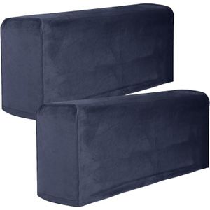 2 Stuks Universele Bank Armsteun Cover Voor Woonkamer Elastische Armsteun Protector Effen Kleur Sofa Kussenhoes (45X16X20Cm)