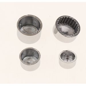 80-Pack Motorbike Chrome Bolt Toppers Cap Jurk Kit Voor Flt/Flh