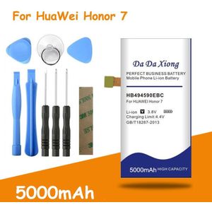 5000 Mah HB494590EBC Batterij Voor Huawei Honor 7 G620 G628 Honor7 Glory PLK-TL01H ATH-AL00 PLK-AL10 Batterijen + Gratis Tools