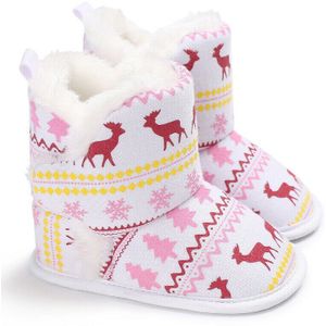 Pasgeboren Baby Meisje Booties Zachte Zool Snowboots Winter Warm Crib Schoenen 0-18M