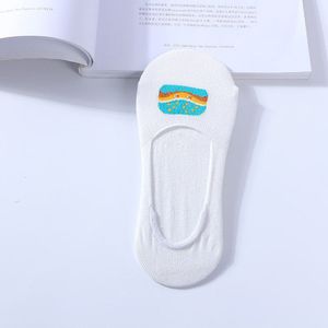 5 Pairs Vrouwen Siliconen Antislip Onzichtbare Vormgeven Sokken Hamburg Comfort Ademend Mode Toevallige Sokken Leuke Cartoon Sokken Meias
