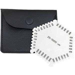 Draagbare Natte Film Kam 25-3000um Diktemeter Hoge Precisie Rvs Natte Laagdiktemeter Met Storage Case