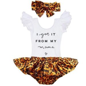 3Pcs Zomer Peuter Baby Baby Meisje Katoen Casual Outfits Set Brief Bodysuit Luipaard Shorts Hoofdband Schattige Baby Kleding