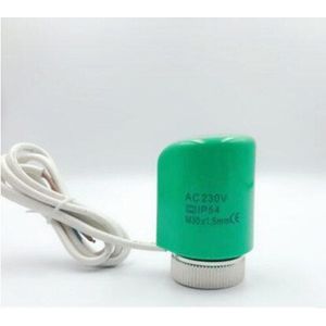 220V 110V No Nc Elektrische Thermische Actuator Valve Hoofd Voor Thermostaat Spruitstuk Vloerverwarming Radiator Normaal Open Gesloten