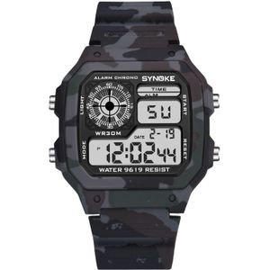 Heren Horloges Synoke Digitale Led Heren Horloge Plastic Body Life Waterdicht Wekker Mens Relogio Masculino Elektronische Horloge