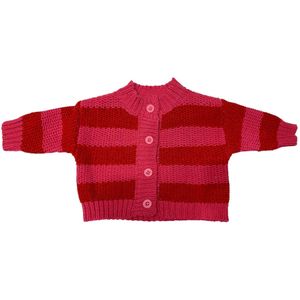 Koreaanse Jongens & Meisjes Truien Kleding Baby Pasgeboren Warme Truien Jassen Kinderen Knit Thicken Tops Katoen Streep Vest Kleding