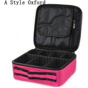 Vrouwelijke Mode Professionele Make-Up Koffer Voor Cosmetica Case Marmer Vrouwen Grote Cosmetische Tas Leer Voor Manicure Brush Case