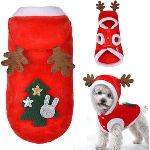 Hond Kleding Kerst Kostuum Leuke Cartoon Kleding Voor Kleine Hond Doek Kostuum Jurk Winterjas Kerst Apparels