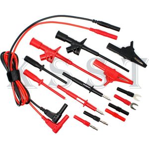 DMM320 Multimeter industrie test tool kinderen sets. Piercing Clip test lijn alligator clip Tip probe test probe sets