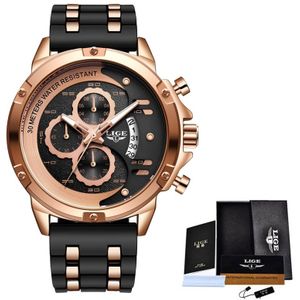 Relogio Masculino Luik Heren Horloges Top Brand Luxe Lichtgevende Display Waterdicht Horloge Sport Chronograaf Quartz Horloge
