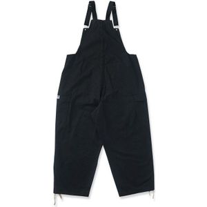 Safari Stijl! Multi-Pocket Bib Overalls Mannen Streetwear Baggy Jumpsuits Man Effen Kleur Brede Been Bib Broek Werk Cargo broek