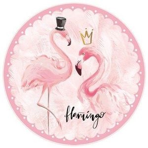 Leuke Ronde Flamingo Tapijt Roze Zachte Slaapkamer Woonkamer Bed Decoratie Mat