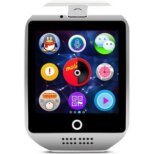 Q18s Bluetooth Slimme Horloge Ondersteuning 2G Gsm Sim-kaart Audio Camera Fitness Tracker Smartwatch Voor Android Ios Mobiele telefoon