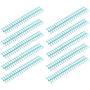 10 Stuks Plastic Losse Leaf Link Spiraal Cirkels Bindmiddel Ring Voor 30 Gaten Notebook Papieren Boek Scrapbook