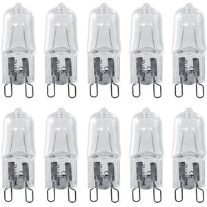 10Pcs G9 Base Halogeenlamp 120V 40W Verlichting Vervanging Thuis Warm Wit Heldere