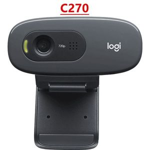 Logitech C270/C270i Hd Video 720P Webcam USB2.0 Mini Computer Camera Ingebouwde Micphone Gratis Rijden Webcam voor Pc Web Chat Camera
