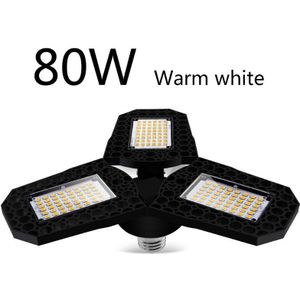 Led Lamp E27 Led Lamp 40/60/80W Garage Licht 110V 220V Vervormen Licht Voor workshop