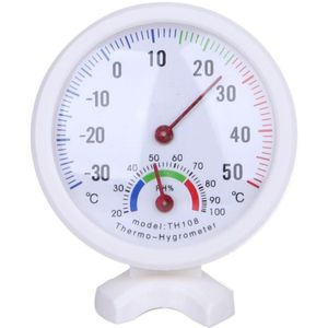 1 Pc Mini Draagbare Nauwkeurige Duurzaam Analoge Hygrometer Mini Bell-Vormige Schaal Thermometer En Hygrometer Voor Huis Of Kantoor