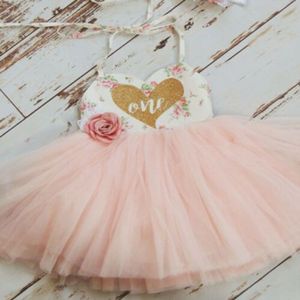 Eerste Verjaardag Bloemen Pasgeboren Baby Meisjes Jurk Prinses Pageant Tutu Jurken USA