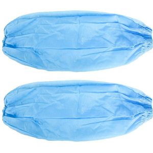 20Pcs Van 2 Zak Wegwerp Morsmouw Beschermende Niet-geweven Mouw Covers Oilproof Arm Protector Voor Thuis (10 stuks Voor Een Zak)