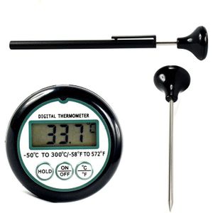 Digitale Draagbare Lcd Keuken Thermometer Koken Eten Probe Thermometer Vlees Thermometer Barbecue Bbq Thermometer Gereedschap 300 °C