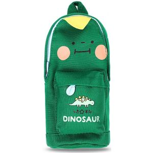 1Pc Cartoon Dinosaurus Etui Creatieve Leuke Hoge Capaciteit Schooltas Vorm Potlood Tas School Supplies Kids