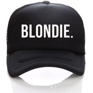 Blondie Brownie Baseball Caps Trucker Mesh Cap Vrouwen Cadeau Voor Vriendinnen Haar Caps Bill Hip-Hop Snapback hoed Gorras